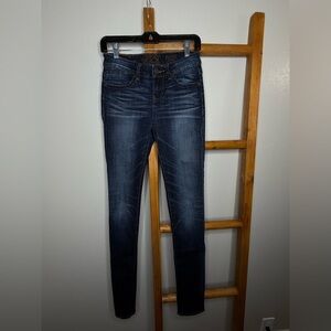 Buckle Women's Dark Indigo Skinny Jeans 26 x 36